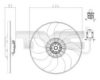 TYC 825-0019 Fan, radiator